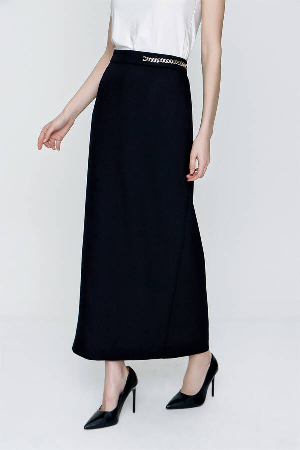 Siyah Zincirli Etek - 2