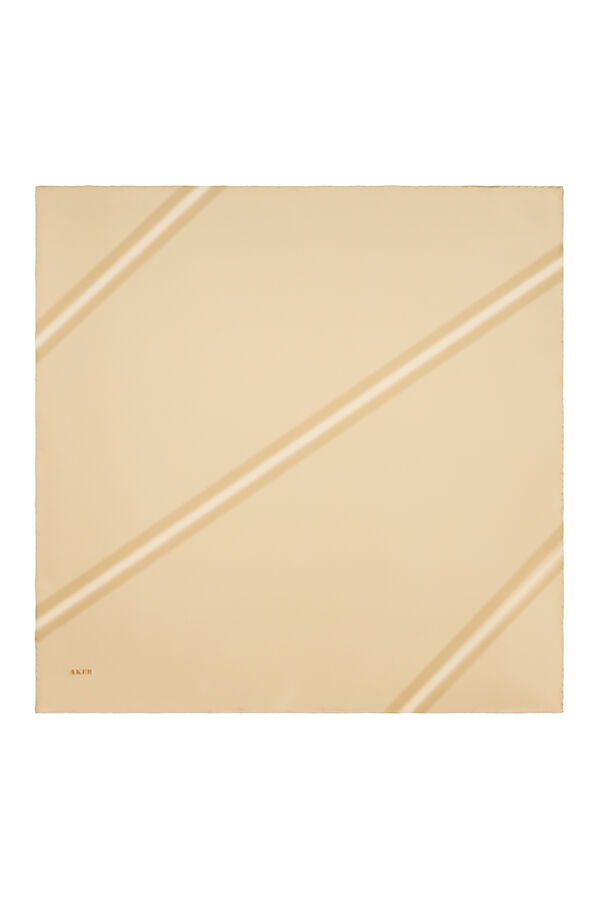 Renkli 100X100 İpek Eşarp - 1