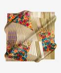 Renkli 100X100 7750704 Aker İpek Krep Saten - 1