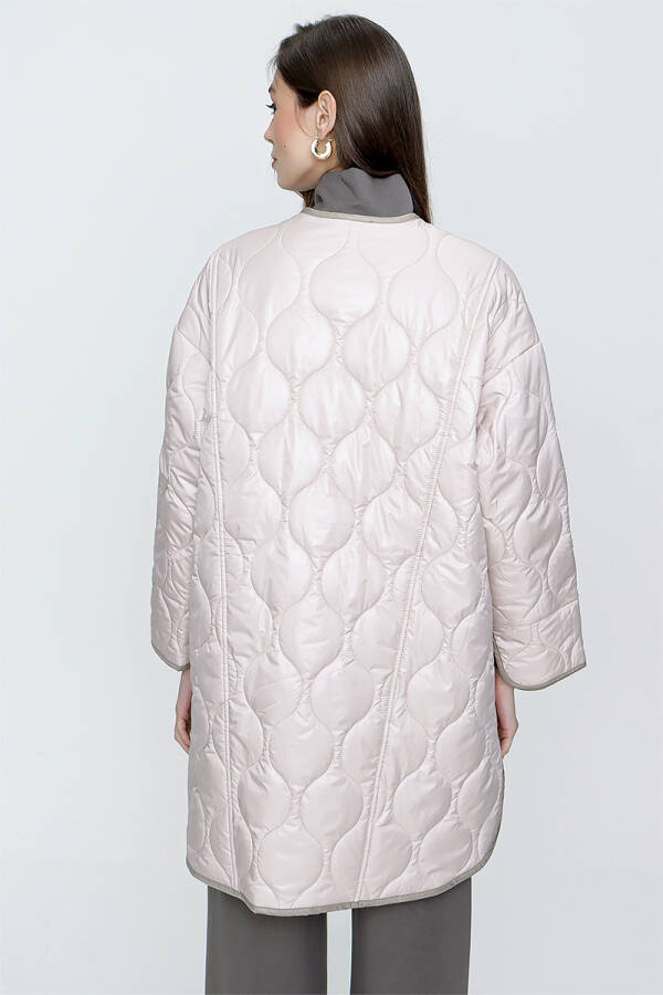 Taş Rahat Kesim Kapitone Mont - 3