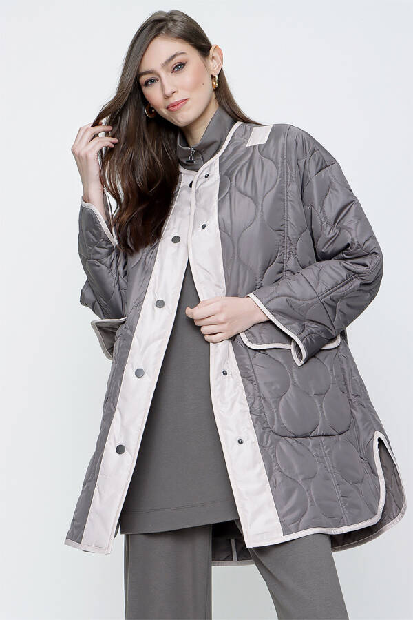 Vizon Rahat Kesim Kapitone Mont - 4