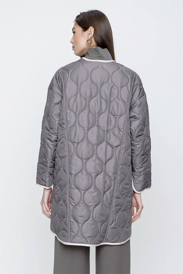 Vizon Rahat Kesim Kapitone Mont - 6