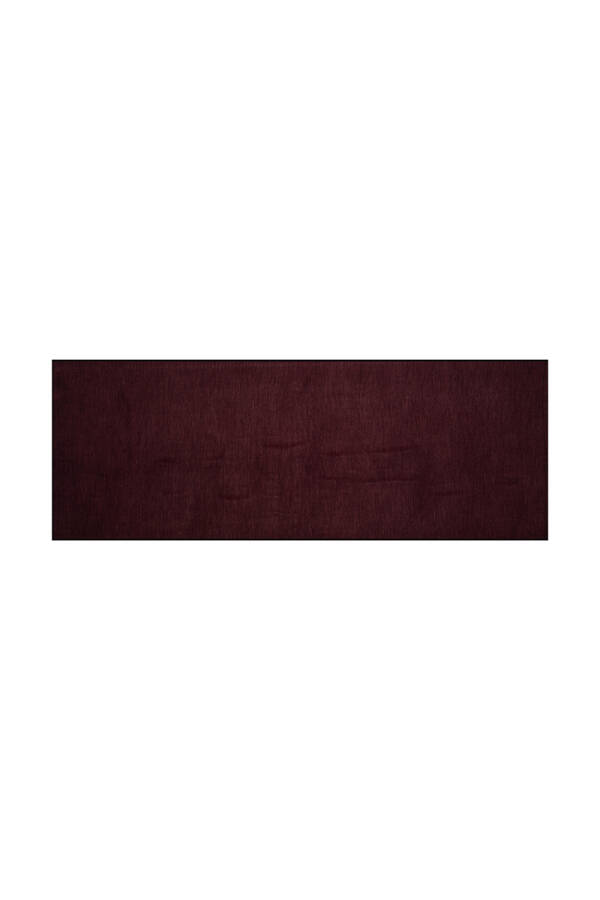 Bordo 75X190 CM 1040100 Simli Monogram Şal - 1