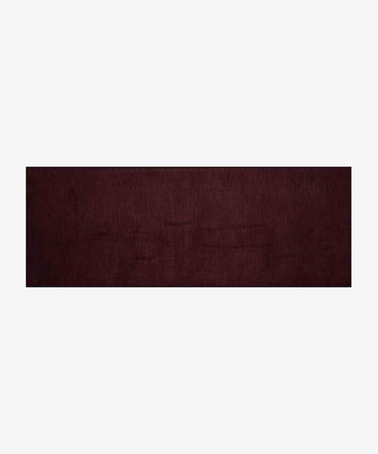Bordo 75X190 CM Simli Monogram Şal - 2