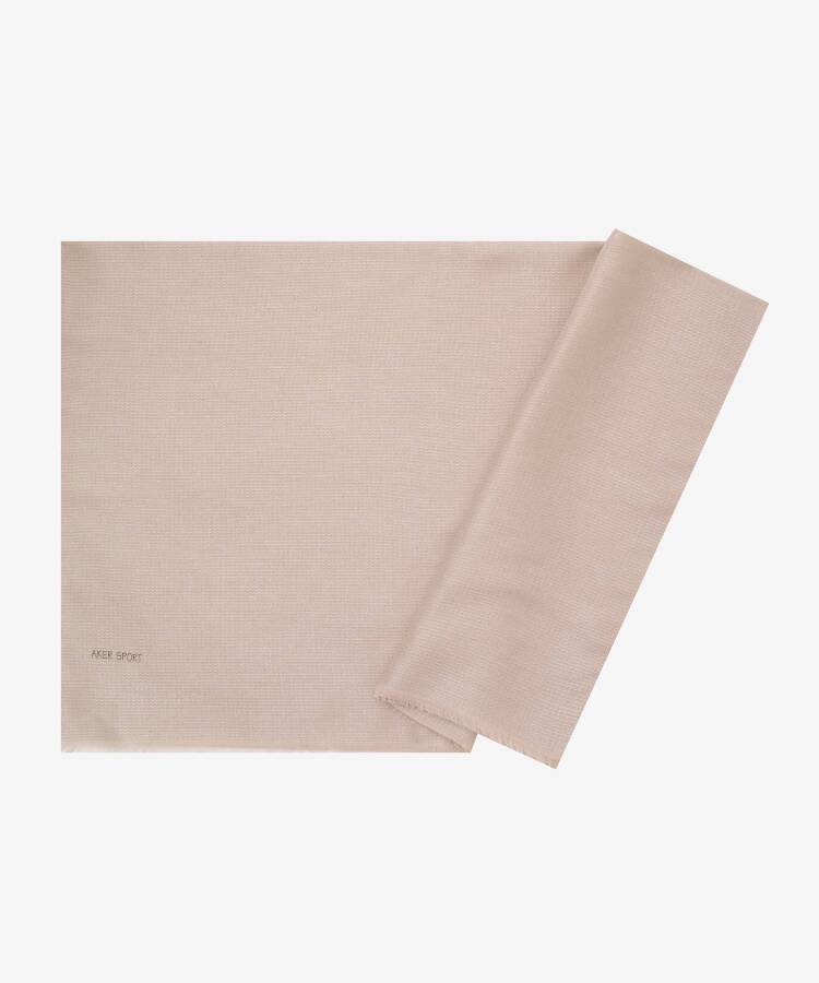 Bej 75X200 Simli Şal - 1