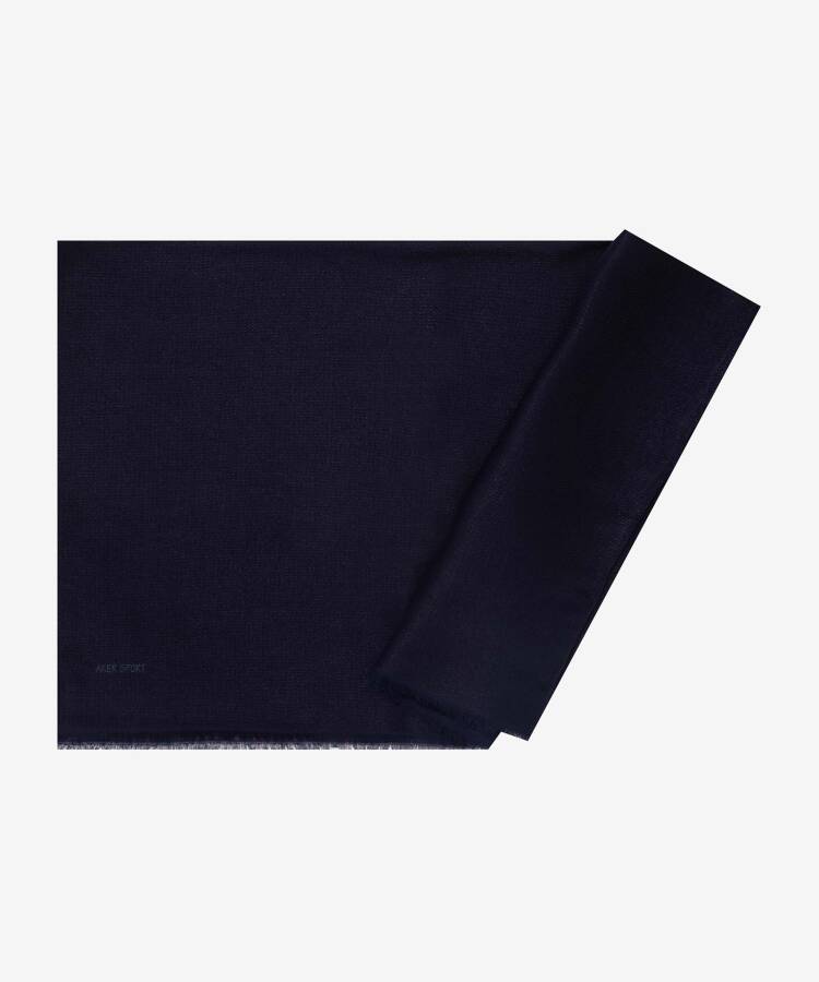Lacivert 75X200 Simli Şal - 1