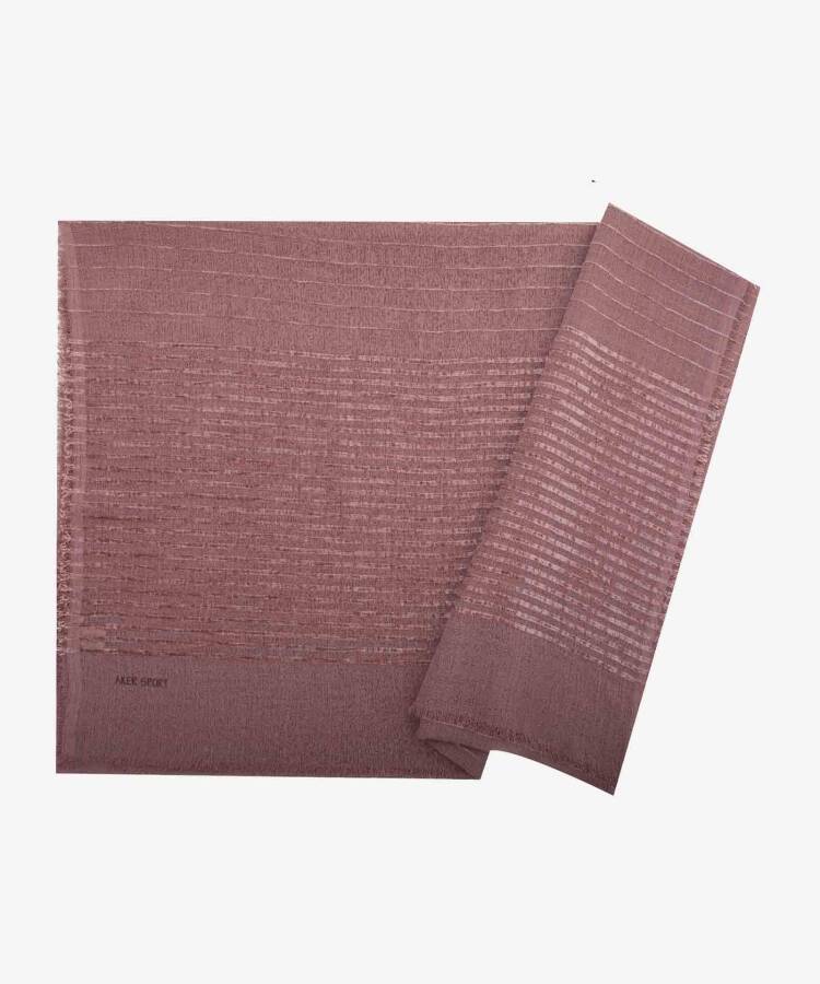 Vizon 75X200 1042BRL Kadife Şeritli Şal - 1