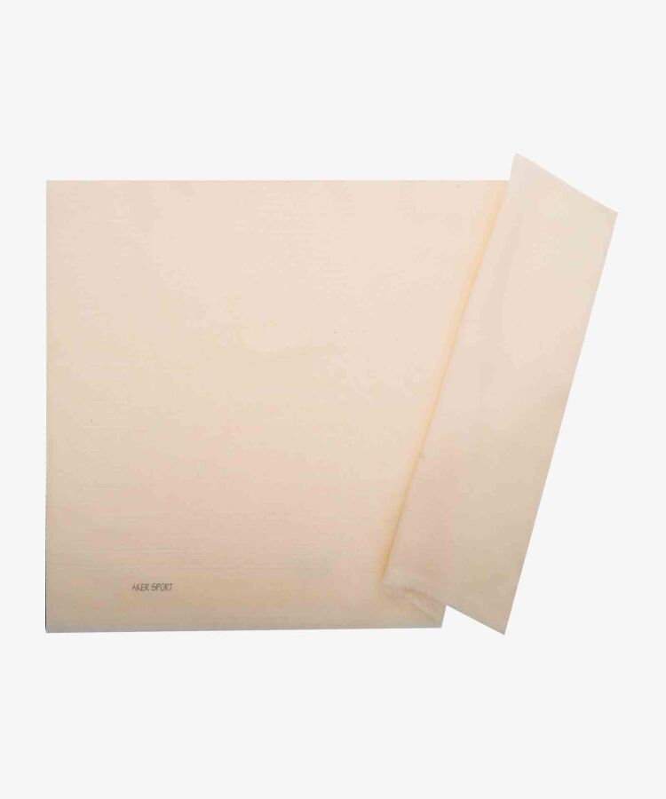 Ekru 80 X 200 CM Simli Çizgili Şal - Aker Sport