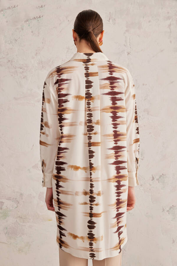 Bej Batik Desen Tunik - 5