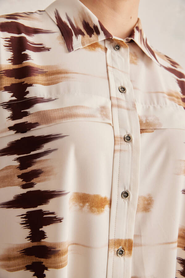 Bej Batik Desen Tunik - 6