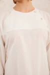 Beyaz Puan Dokulu Tunik - 3