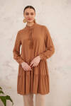 Camel Püskül Detaylı Viskon Tunik - 3