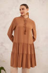 Camel Püskül Detaylı Viskon Tunik - 5