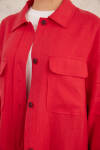 Kırmızı Cepli Tunik - 4