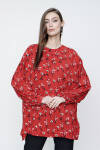 Kırmızı Desenli Tunik - 2