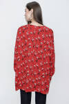 Kırmızı Desenli Tunik - 6