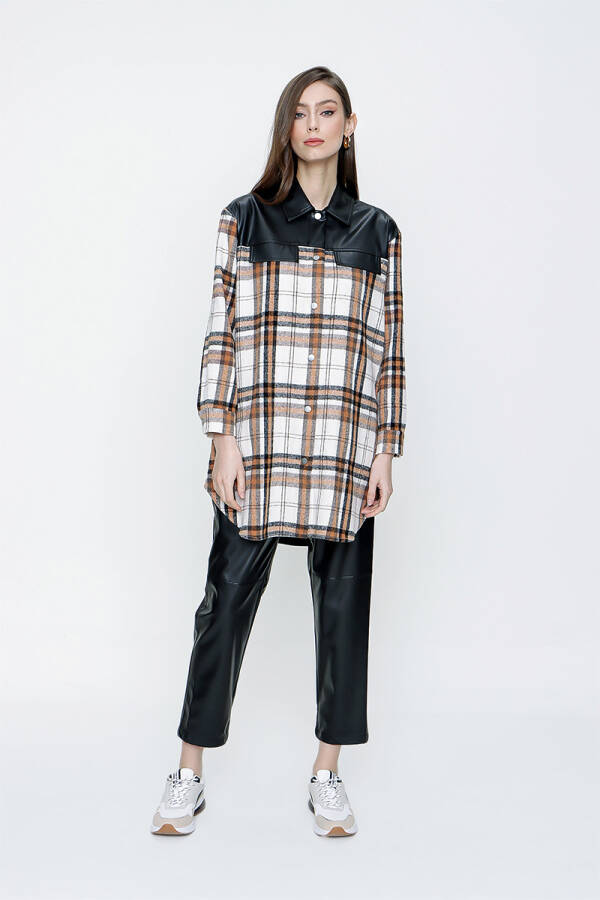 Camel Ekose Tunik - 1