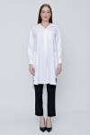 Beyaz Lyocel Tunik - 1