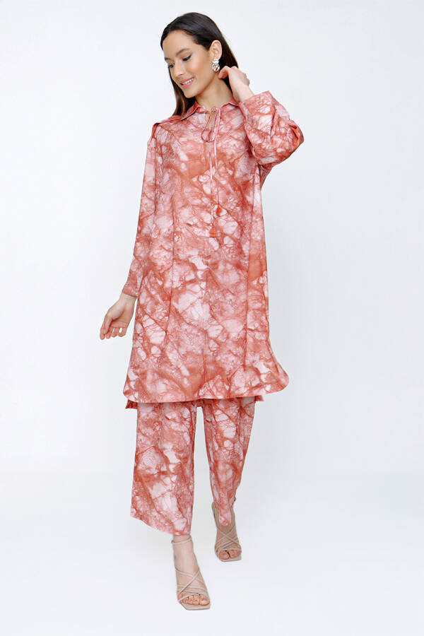 Tarçın Batik Desen Tunik - 4