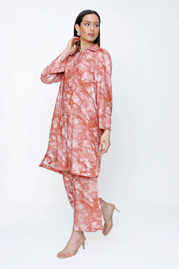 Tarçın Batik Desen Tunik - 5