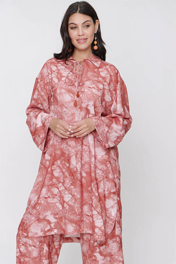 Tarçın Batik Desen Tunik - 4