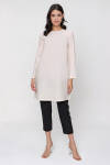Bej Coton Jüpon Tunik - 2