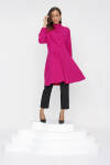 Fuşya Belden Oturan Tunik - 1