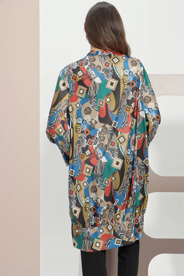 Taba Etek Ucu Bantlı Tunik - 6