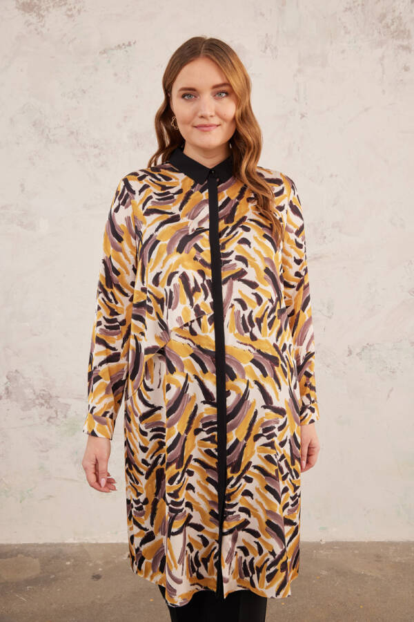 Hardal Desenli Tunik - 1