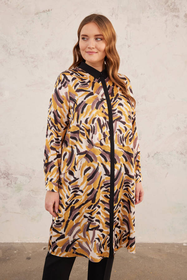 Hardal Desenli Tunik - 2