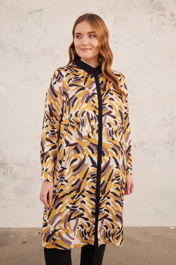 Hardal Desenli Tunik - 5