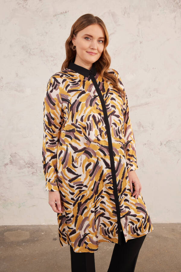 Hardal Desenli Tunik - 7