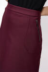 Mürdüm Fermuar Detaylı Spor Etek - 5