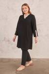 Siyah Garnili Tunik - 4
