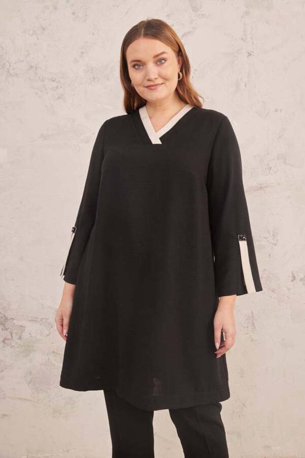 Siyah Garnili Tunik - 5