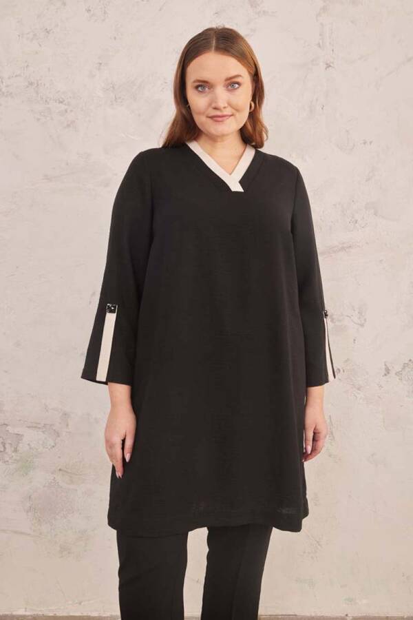 Siyah Garnili Tunik - 6