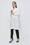Beyaz Hakim Yaka Tunik - 3