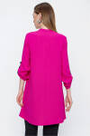 Fuşya Apolet Detaylı Tunik - 5