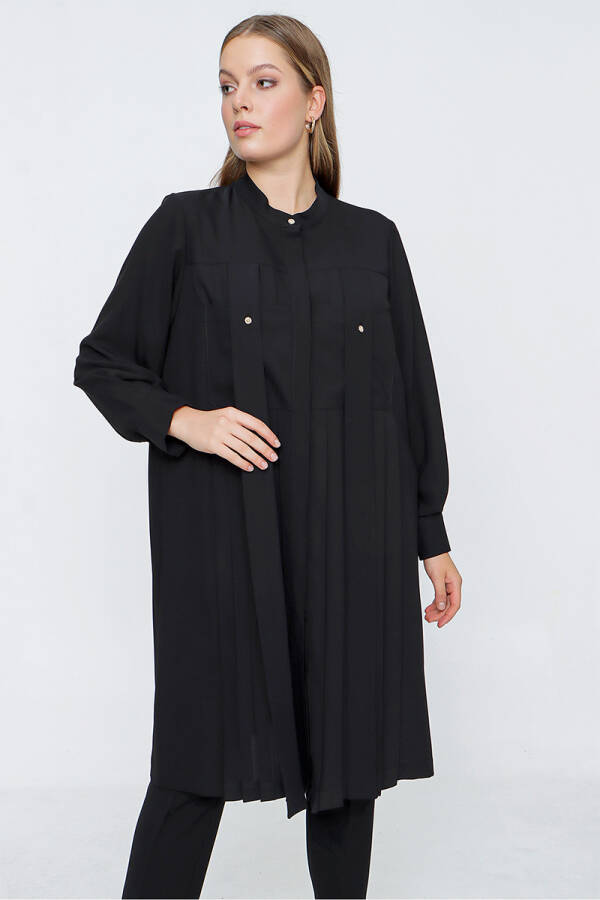Siyah Pilise Tunik - 2