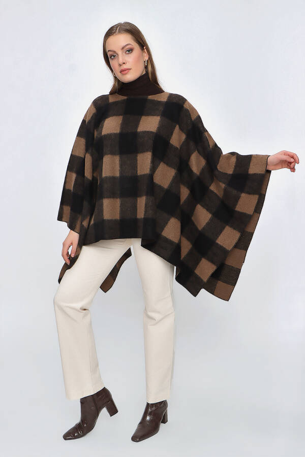 Taba Ekose Desen Pelerin - 4