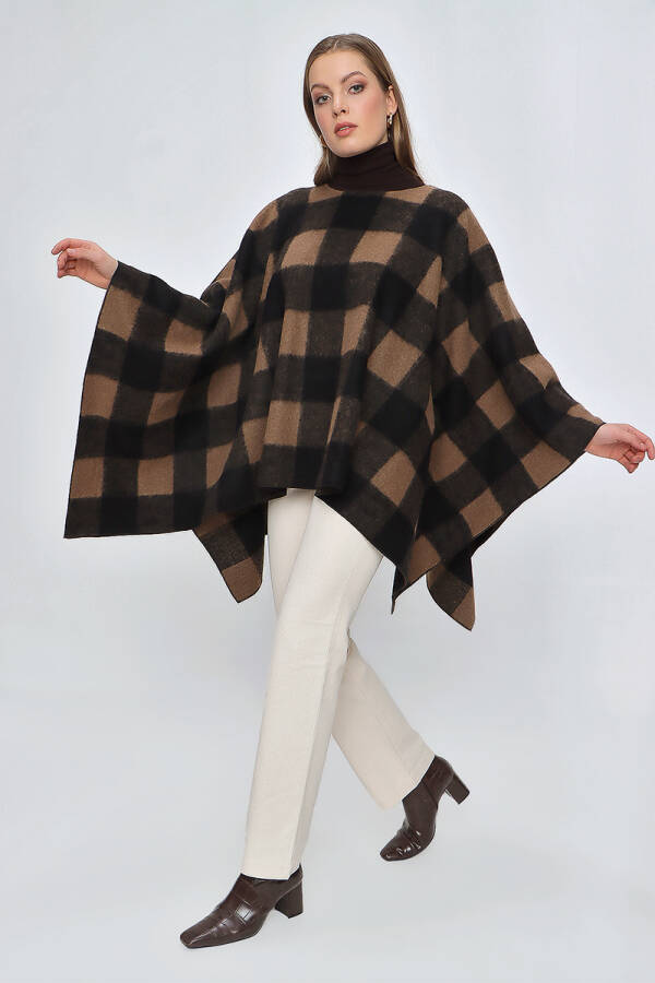 Taba Ekose Desen Pelerin - 1