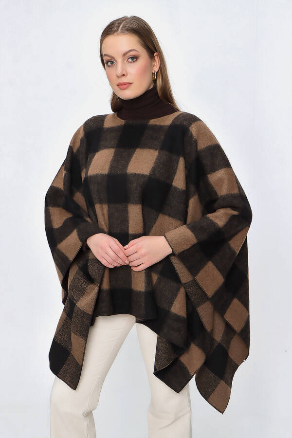 Taba Ekose Desen Pelerin - 3