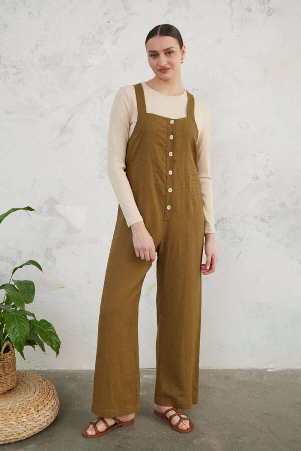 Yeşil Keten Saloped - 1