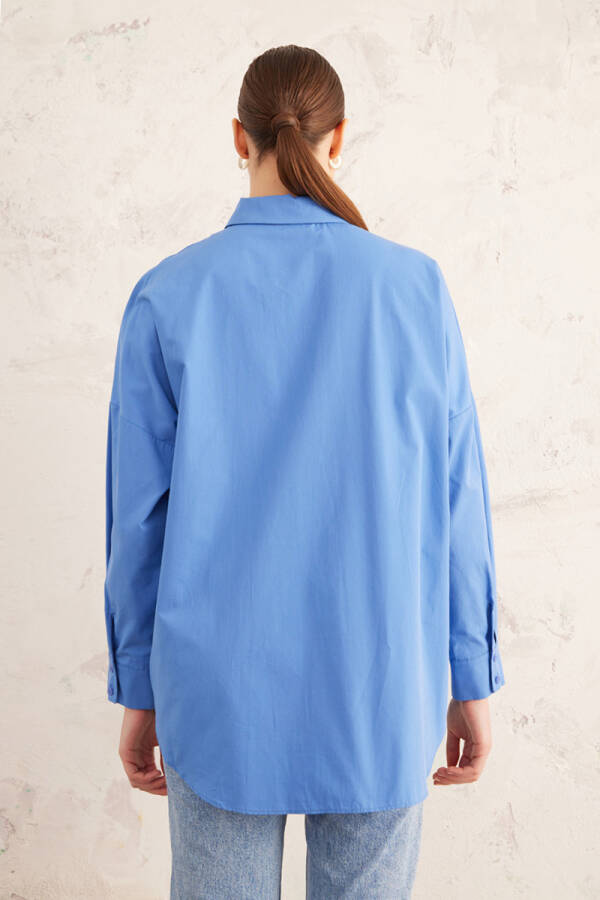 Mavi Cotton Bluz - 3