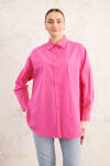 Fuşya Cotton Bluz 