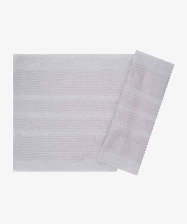 Gri 75X190 CM Çizgili Stil Şal - 1