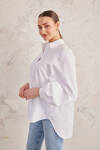 Beyaz Cotton Bluz - 3
