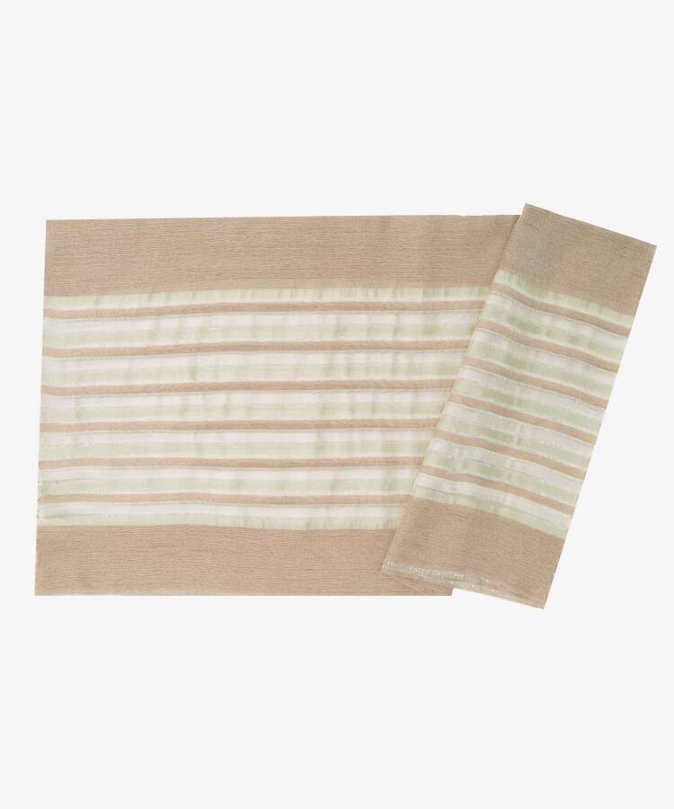 Vizon 75X190 CM 2020200 Çizgili Damla Şal - 1