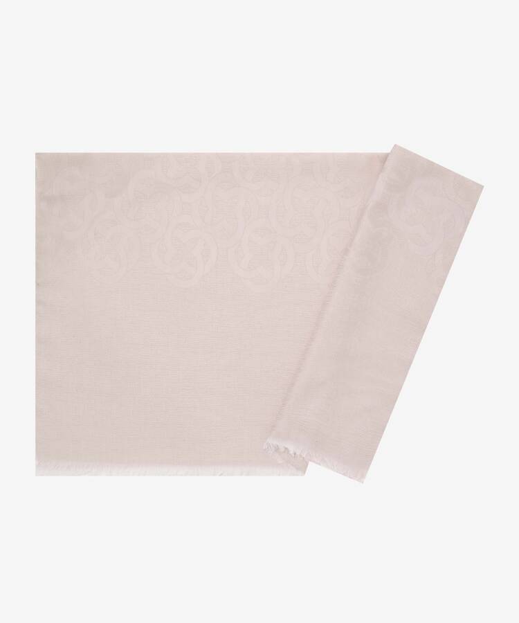 Renkli 75X190 CM Antik Monogram Şal - Aker