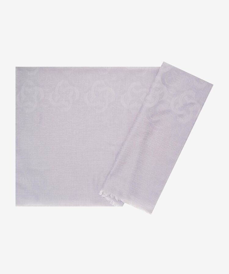 Gri 75X190 CM Antik Monogram Şal - 1